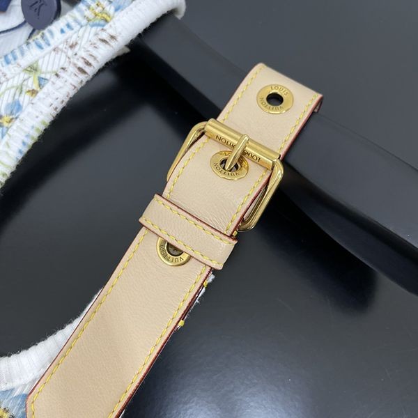 LV Remix★ルイヴィトン 偽物★フローラルプリントアイレットベルトタンクトップ 1AFGRL